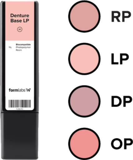 [FL-BASE-DP] Formlabs Denture Base Dark Pink Resin Cartridge